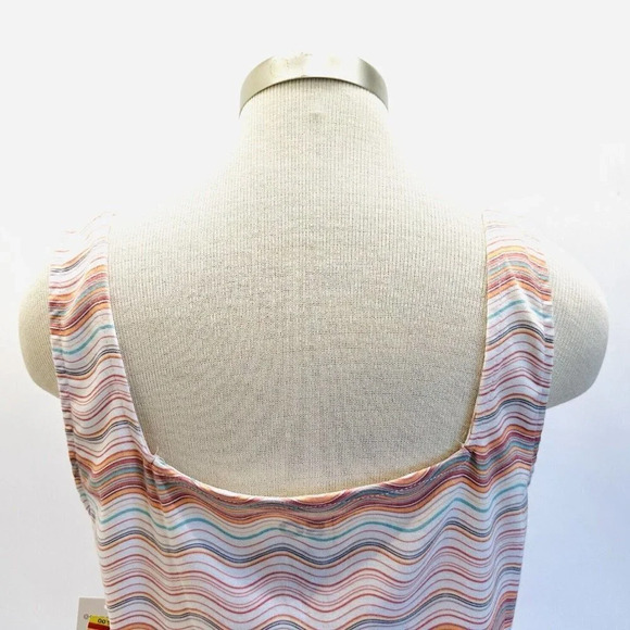 NWT SO Goods For Life Juniors Sleeveless Pullover Square Neck Striped Top Sz XL - Picture 7 of 10
